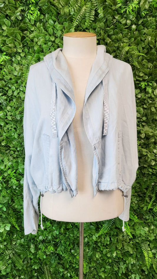 Sass Blue Chambray Crop Jacket (16)
