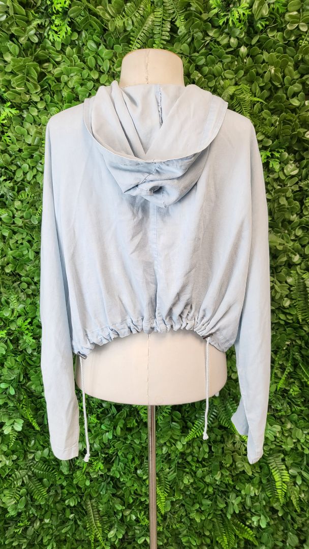 Sass Blue Chambray Crop Jacket (16)