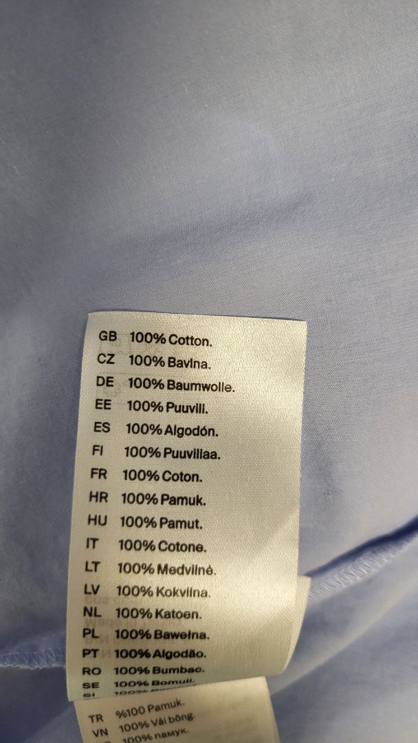 Cos Baby Blue Oversized Shirt (10-12)