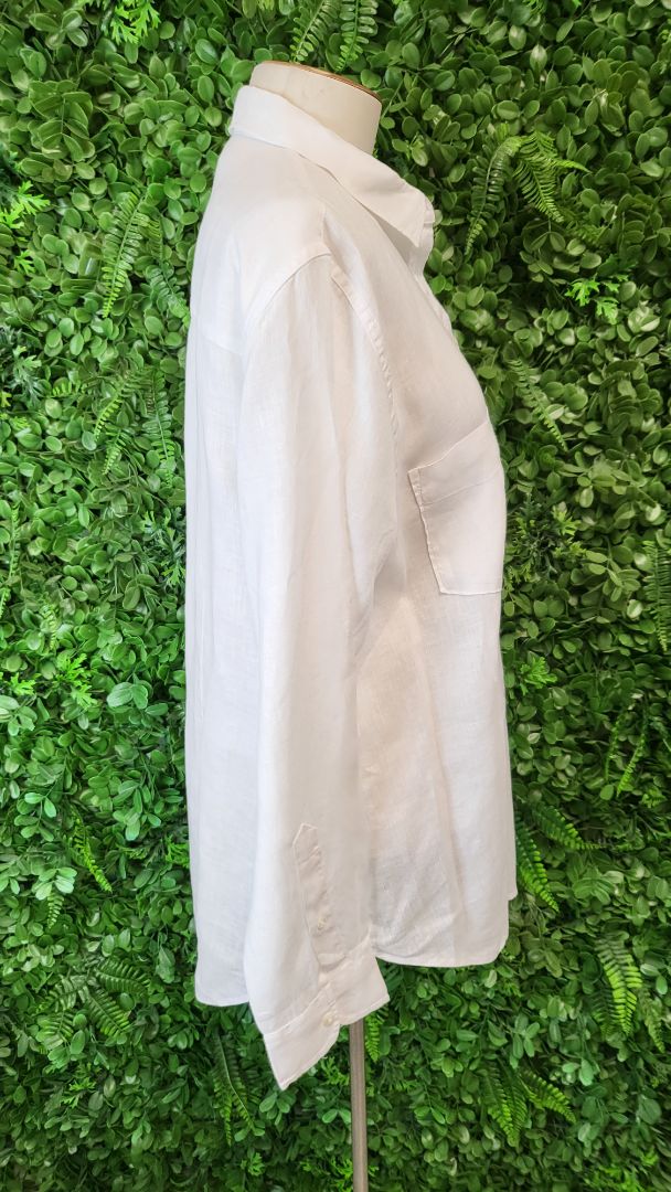 Hut White Linen Shirt (10)