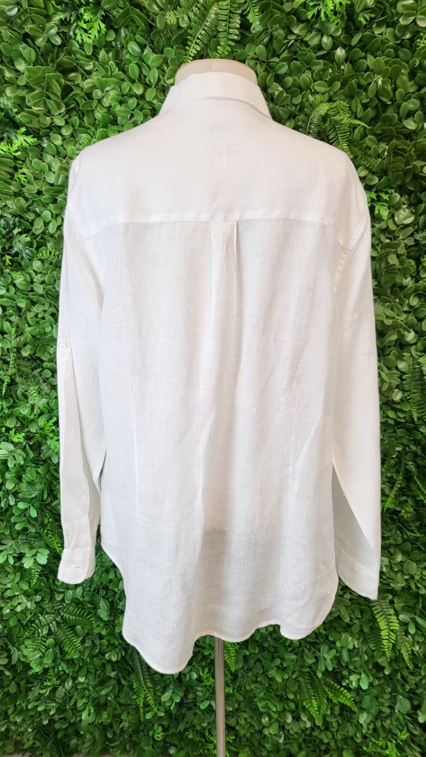 Hut White Linen Shirt (10)