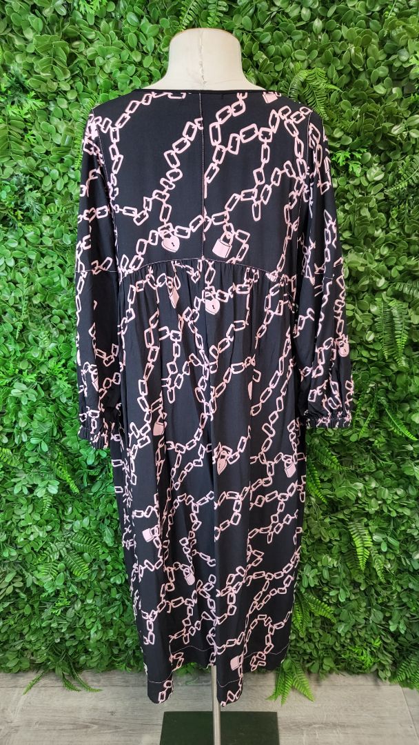 Deeanne Hobbs Pink Brie Chain Dress (10-12)