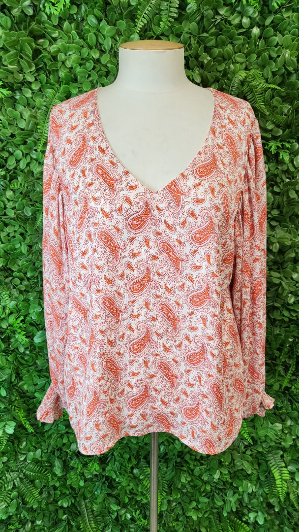 Augustine Print Balloon Sleeve Top (10)