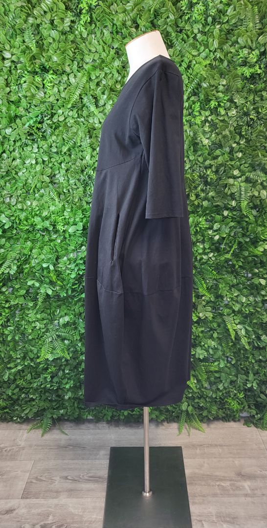 Tirelli Black Diagonal Dress (10)