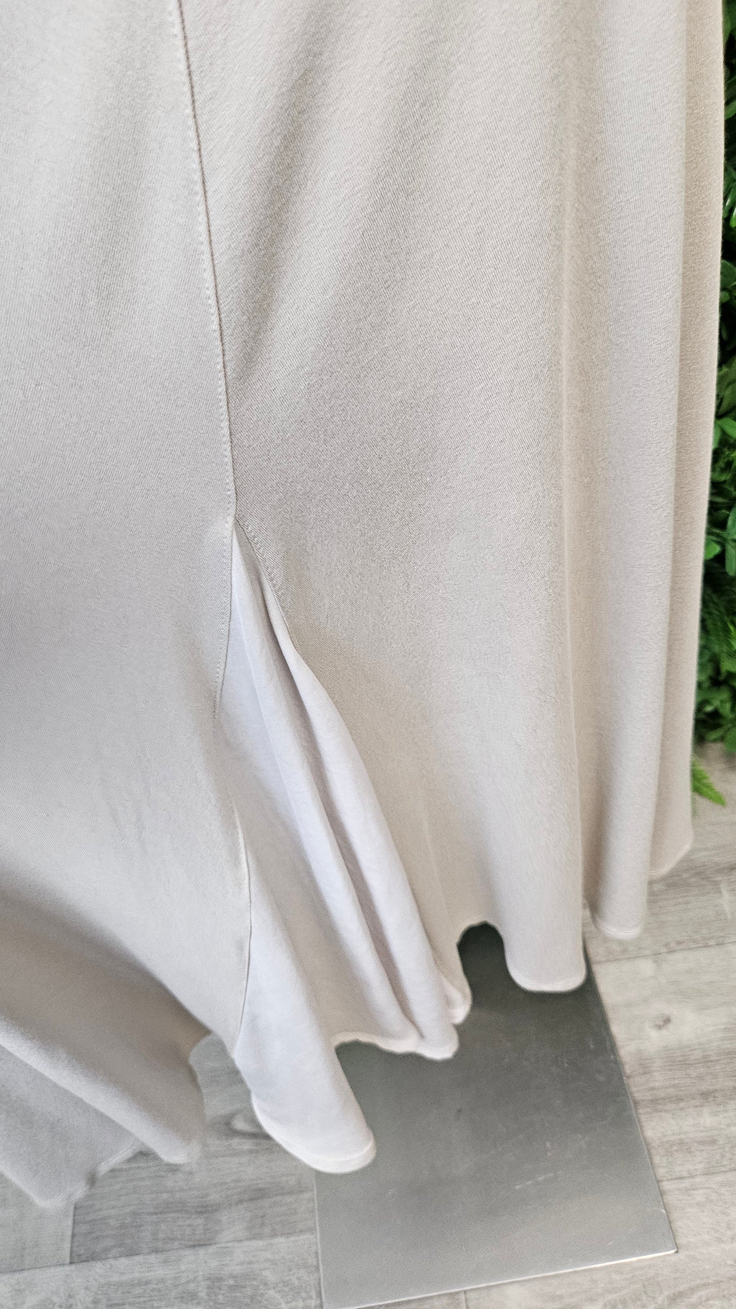 Paula Ryan Sand Panelled skirt (14-16)