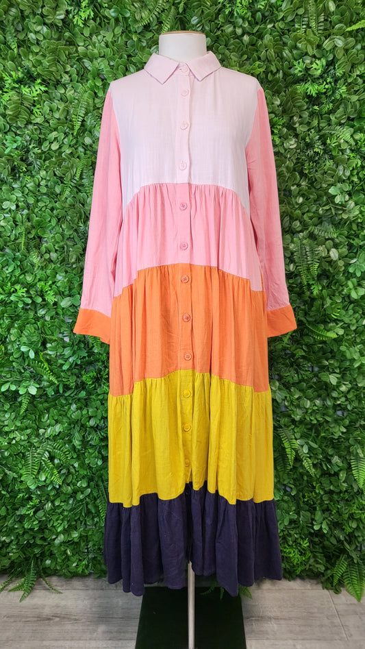 Coop Multi Colour My World Dress (10-12)
