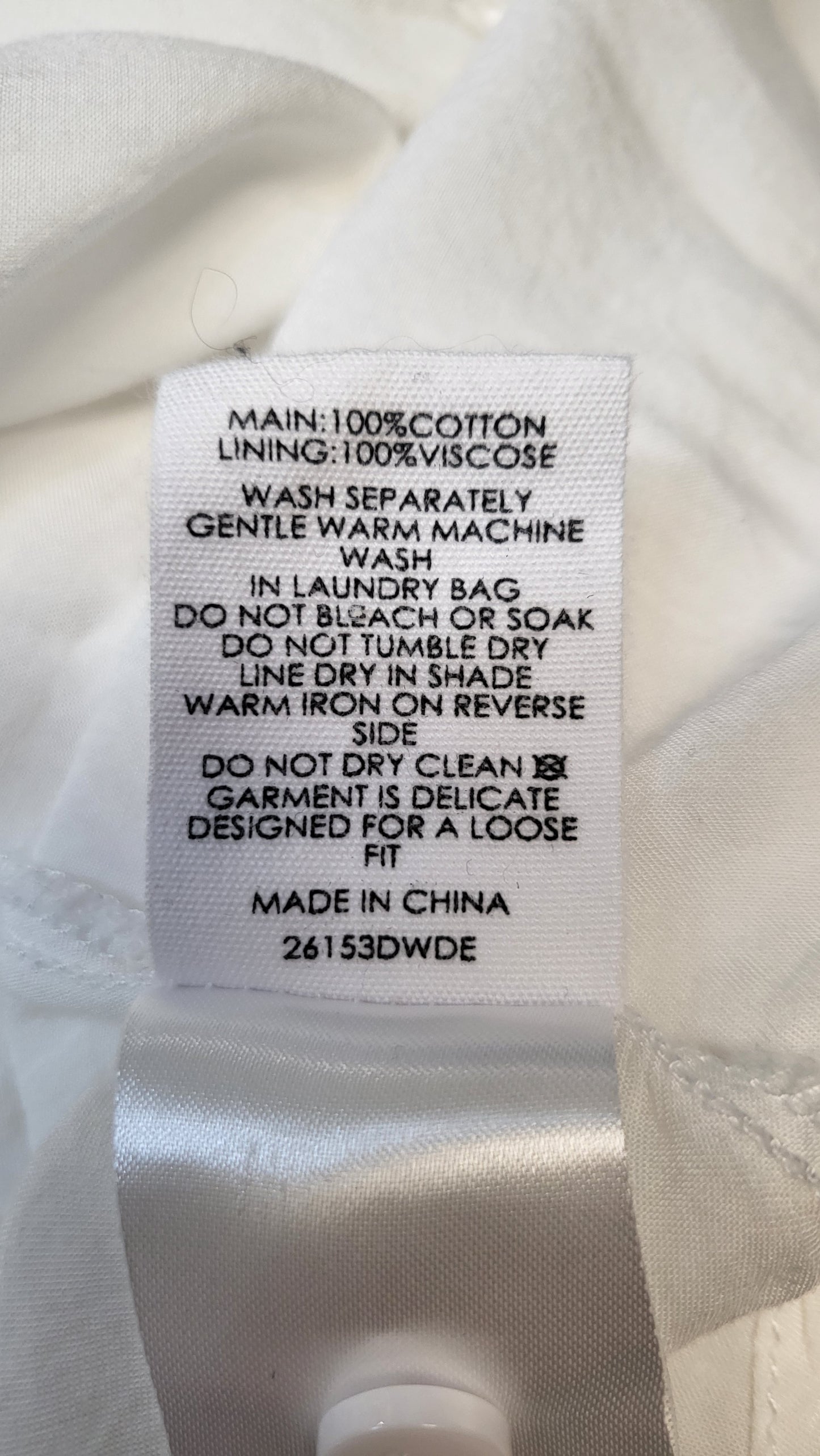 Decjuba White Broderie Dress (10-12)