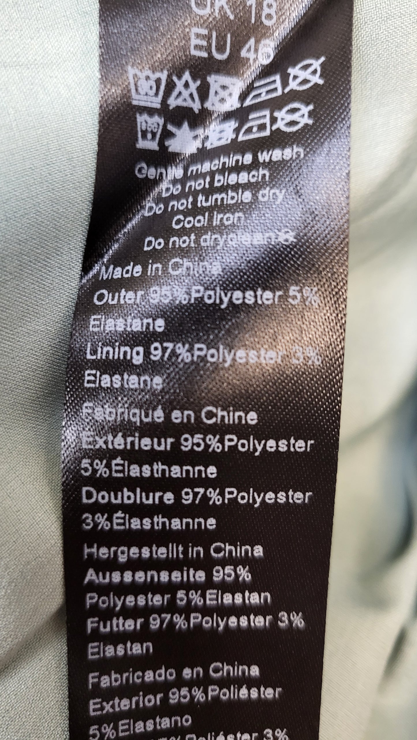 City Chic Mint Blazer (18-20)