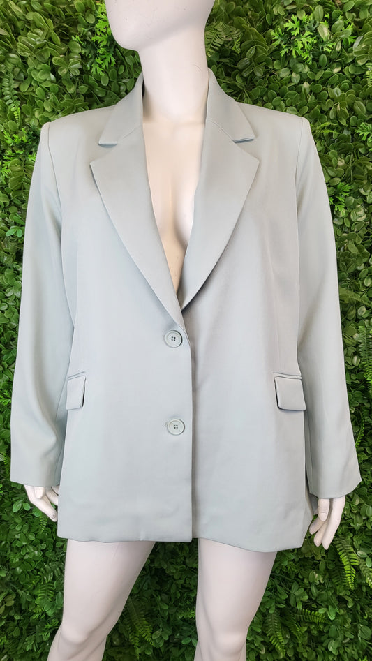 City Chic Mint Blazer (18-20)