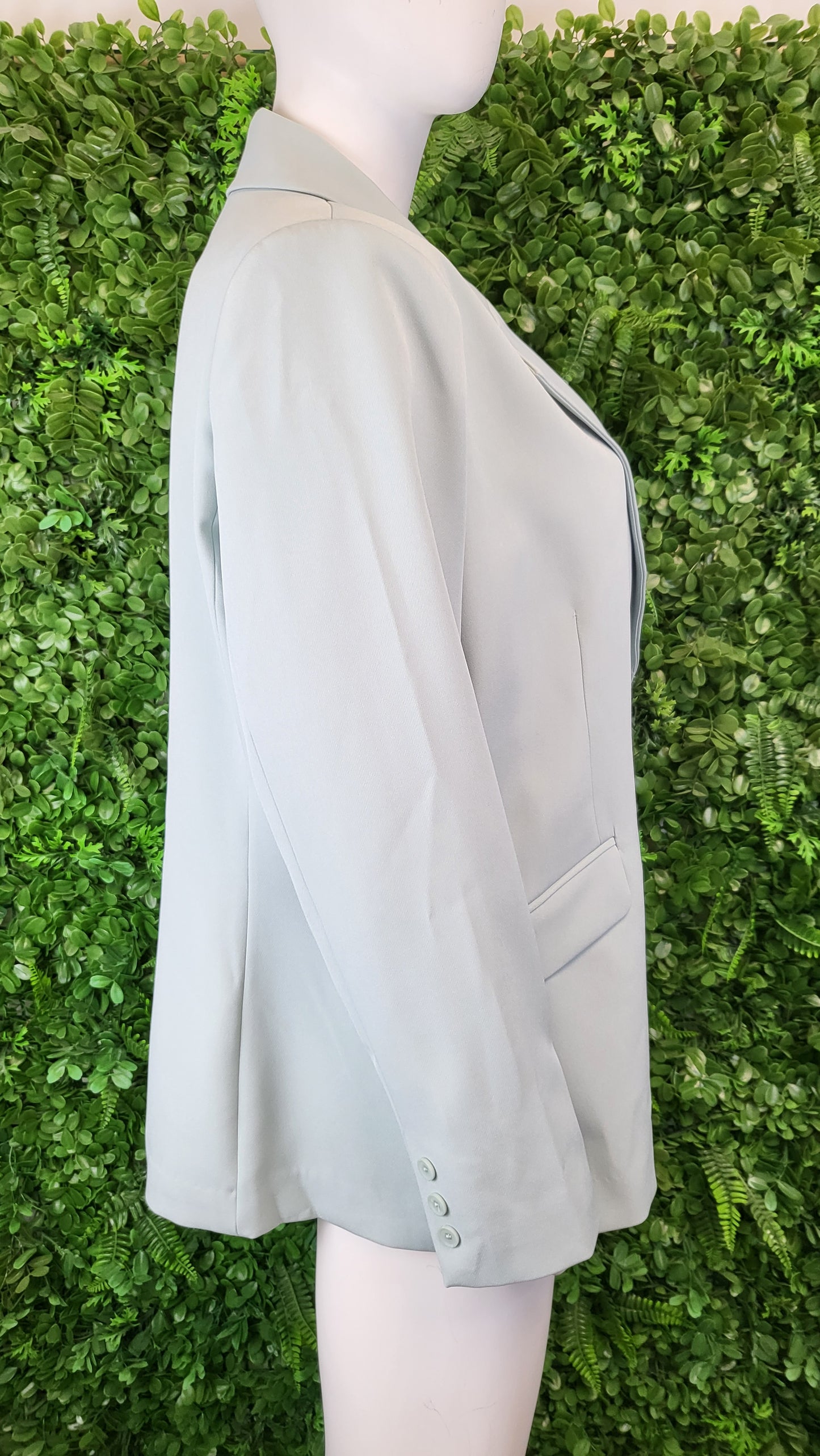 City Chic Mint Blazer (18-20)