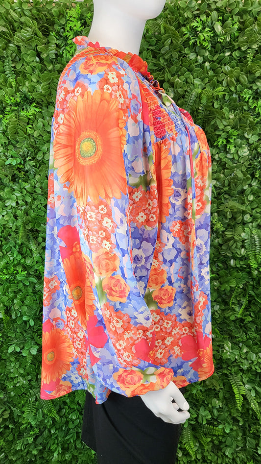 Stella Royal Floral Tops (18-20)