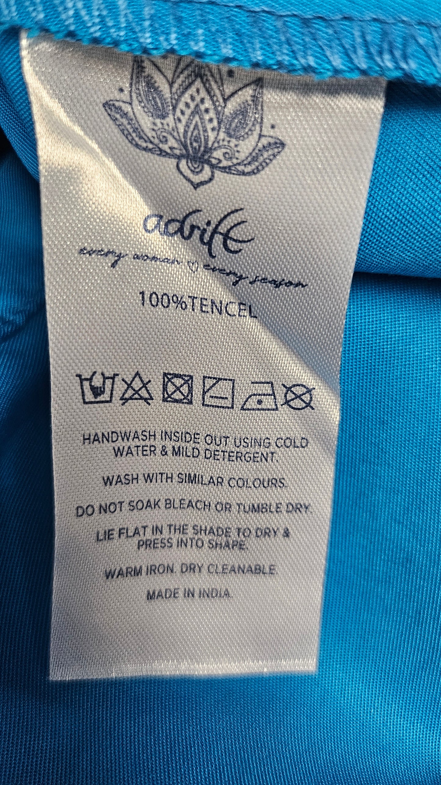 Adrift Blue Shirt Dress (20-22)