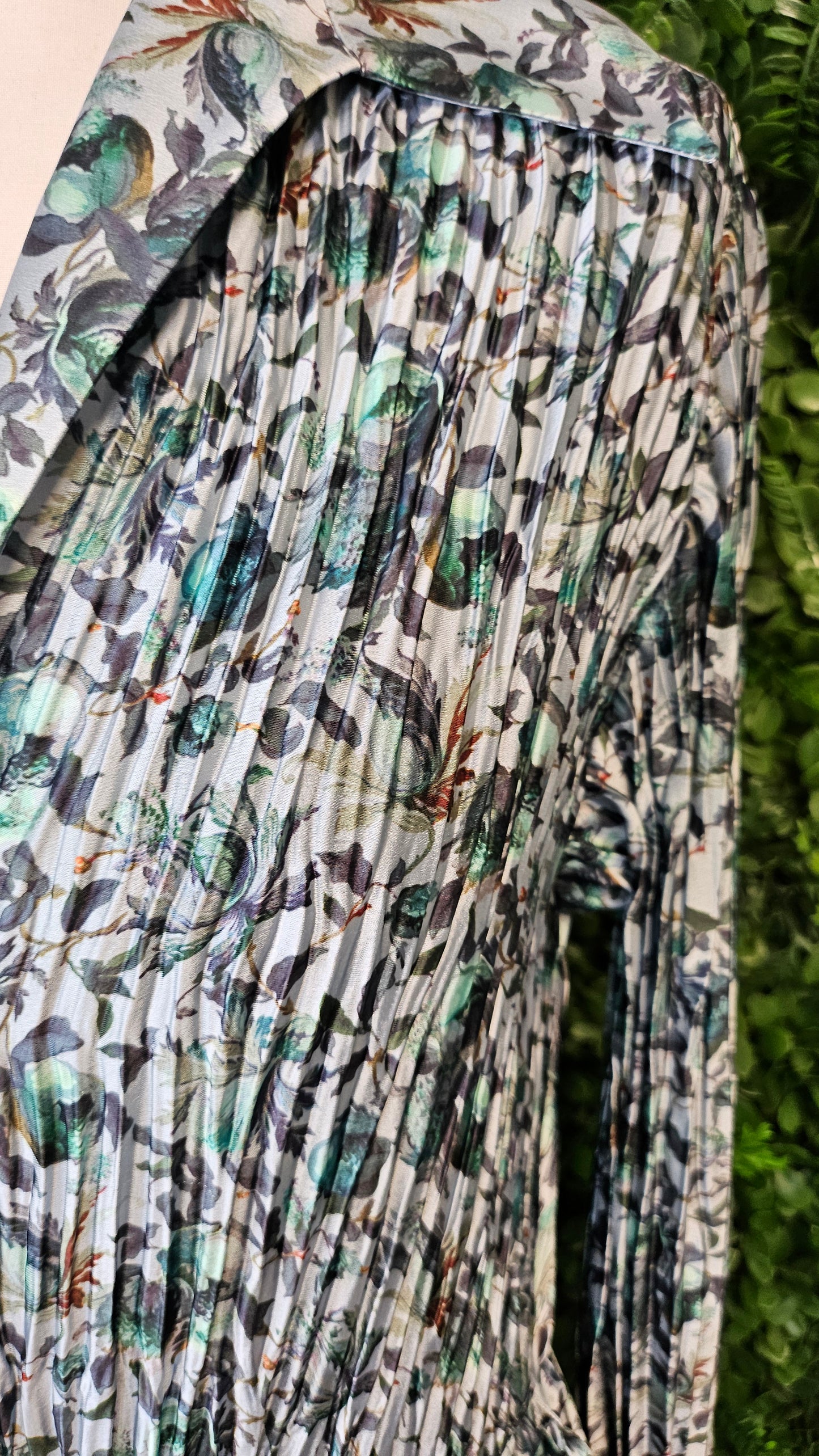 Vince Floral Pleat Shirt Dress (10)