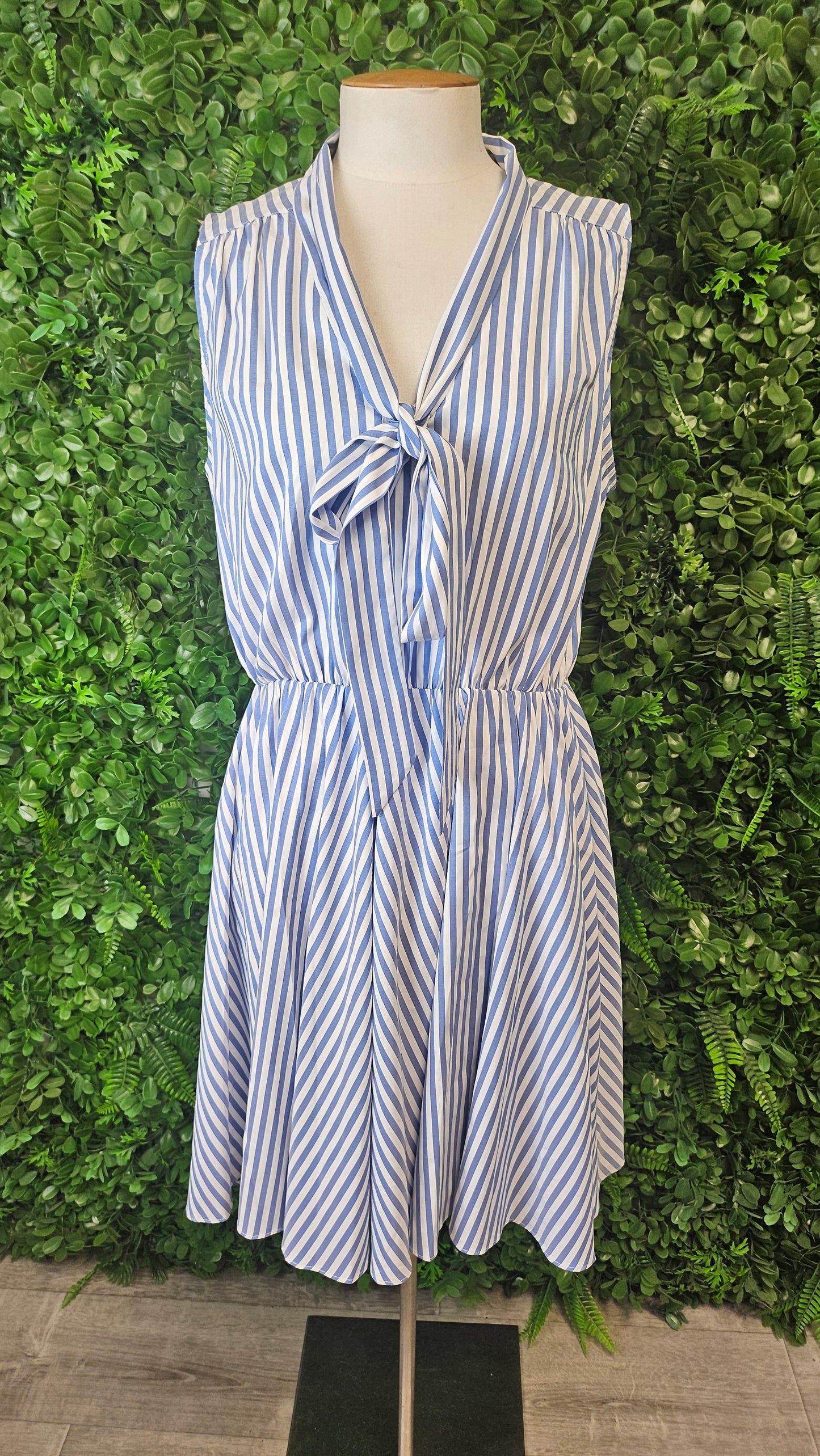 Molly Bracken Stripe Knot Collar Dress BNWT (14)