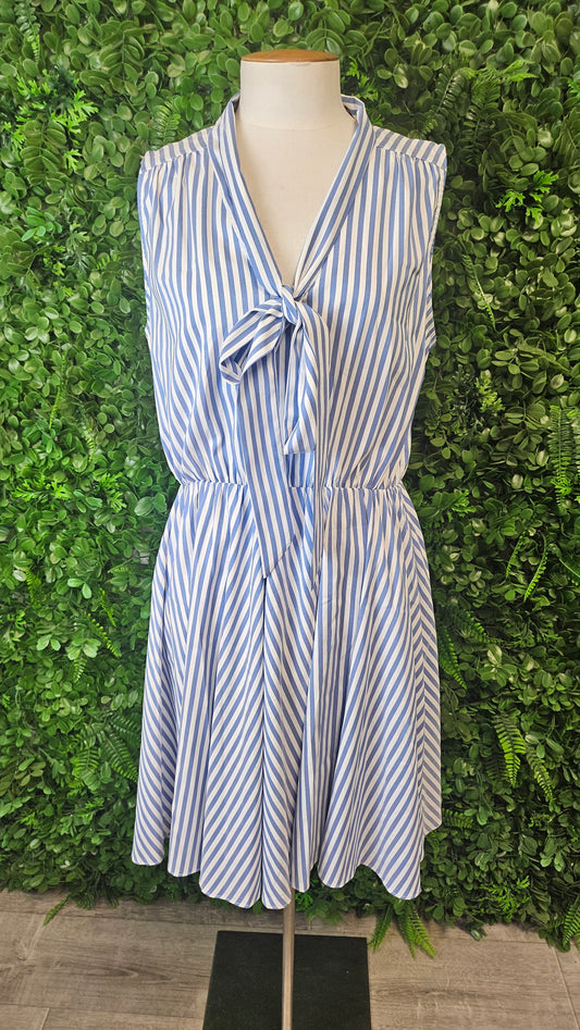 Molly Bracken Stripe Knot Collar Dress BNWT (14)