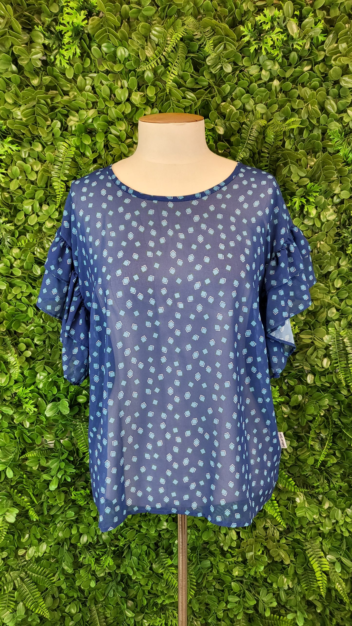 Home-Lee Print Evelyn Blouse BNWT (6-8)