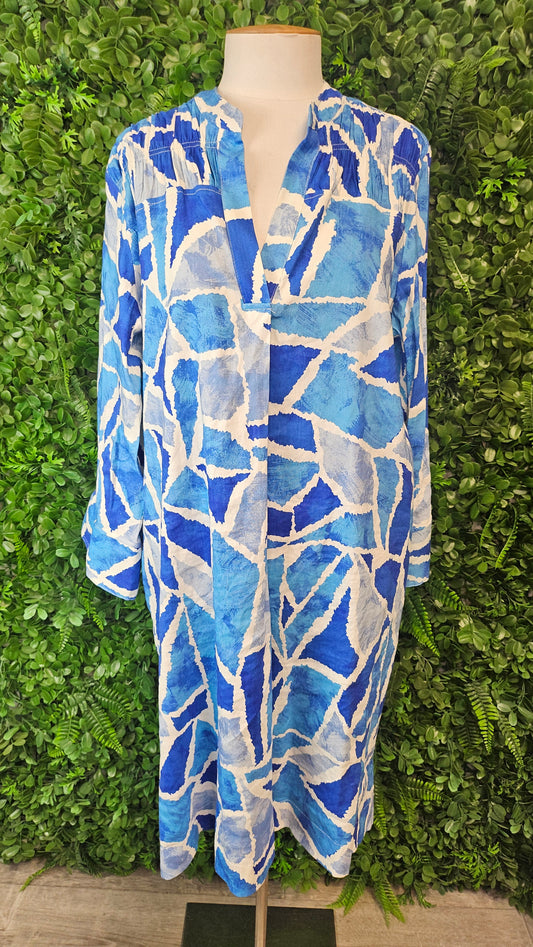 Jigsaw Multi Linen Blend Dress (16)