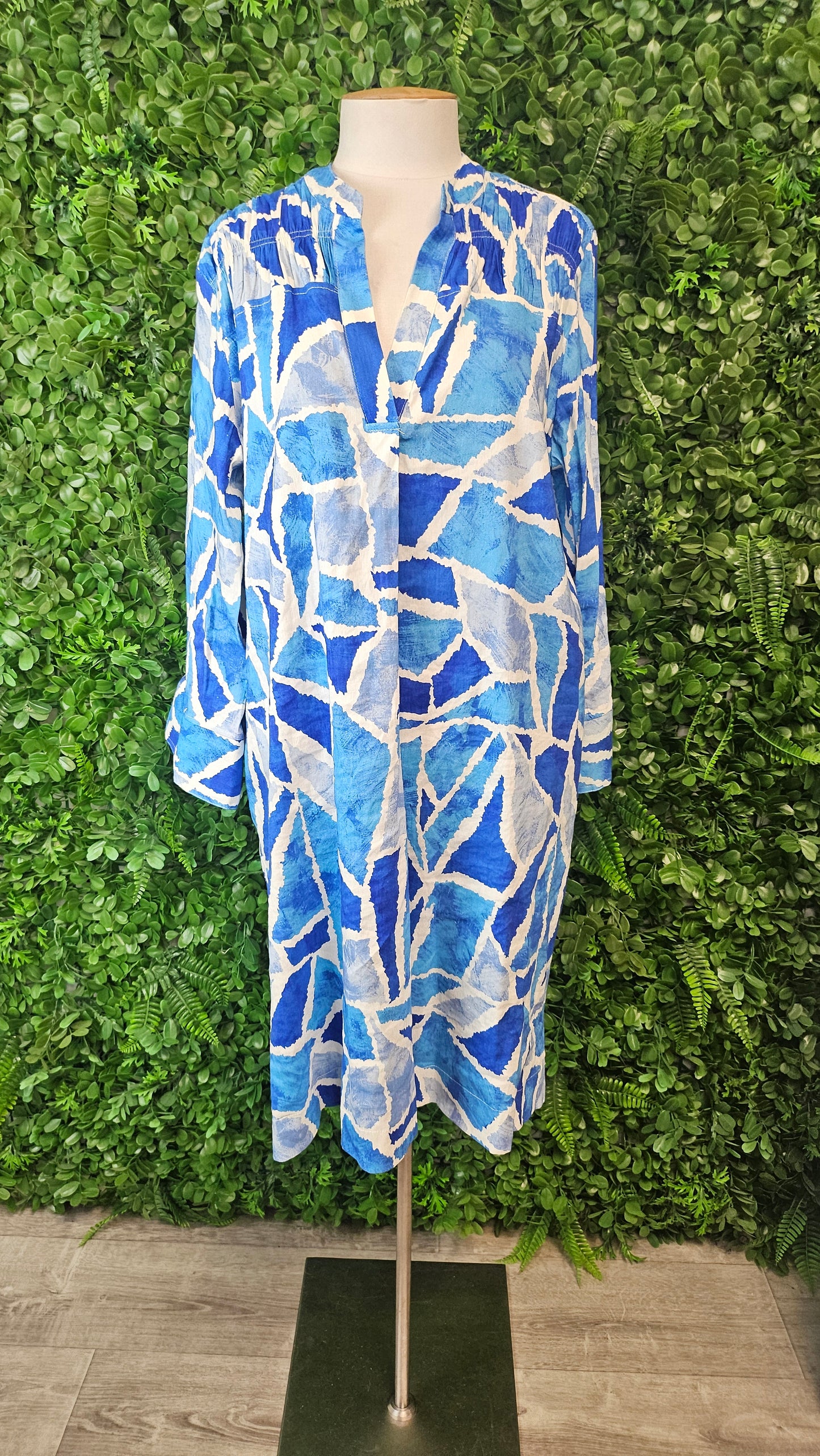 Jigsaw Multi Linen Blend Dress (16)