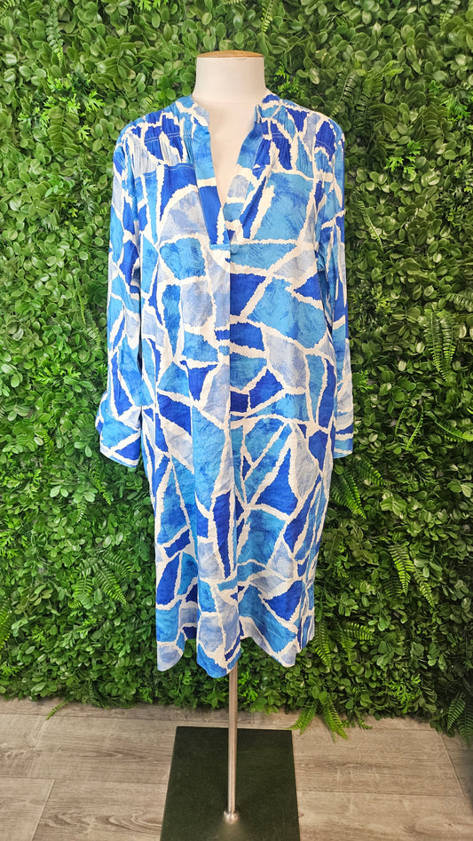 Jigsaw Multi Linen Blend Dress (16)