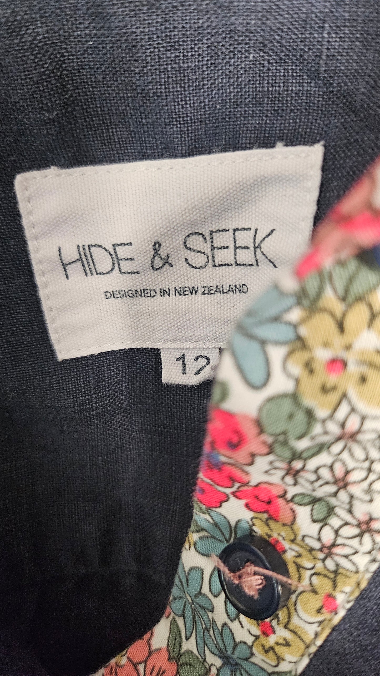 Hide & Seek Navy Shirt Dress (12)