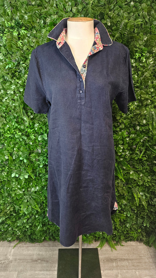 Hide & Seek Navy Shirt Dress (12)