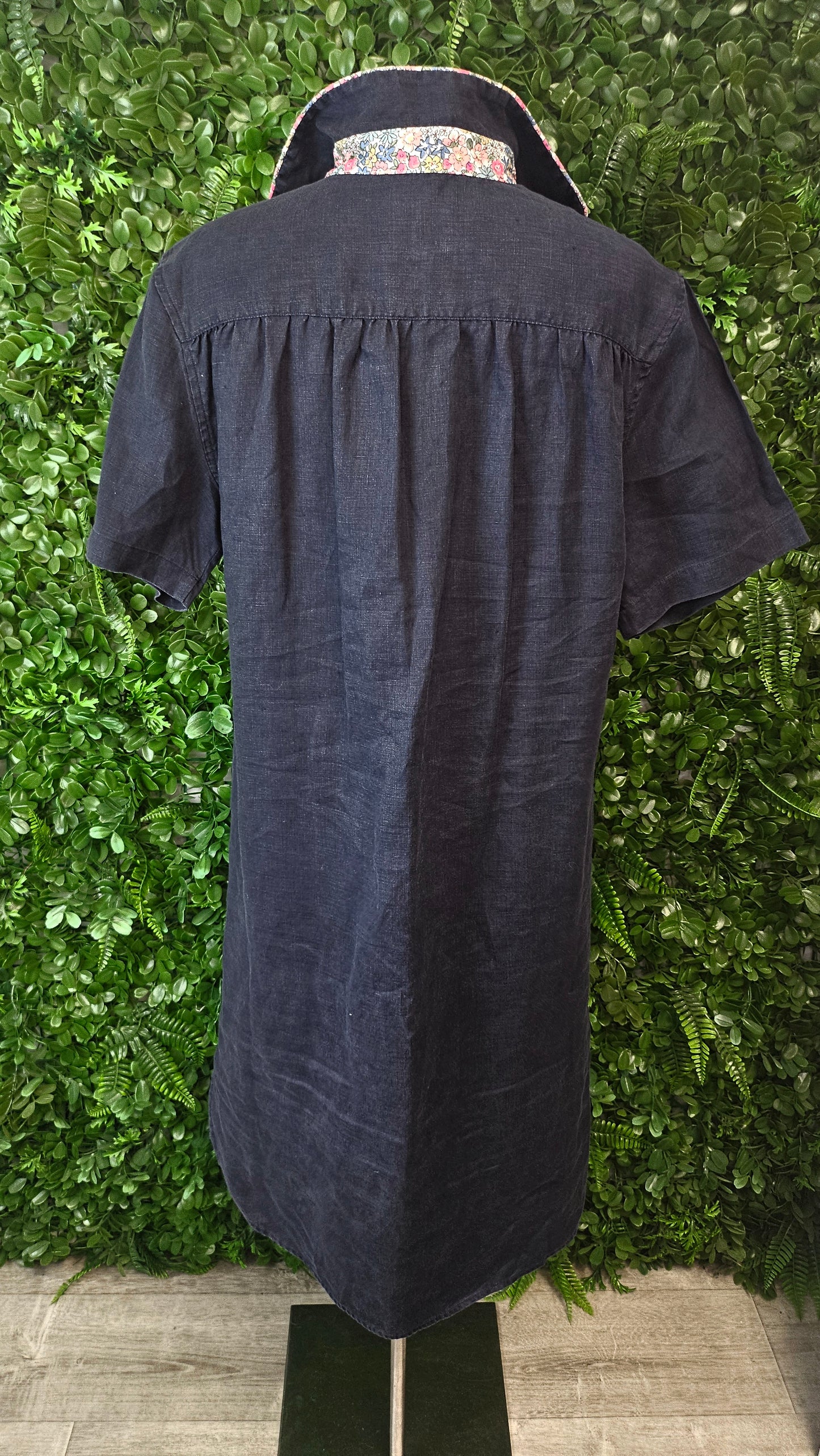 Hide & Seek Navy Shirt Dress (12)