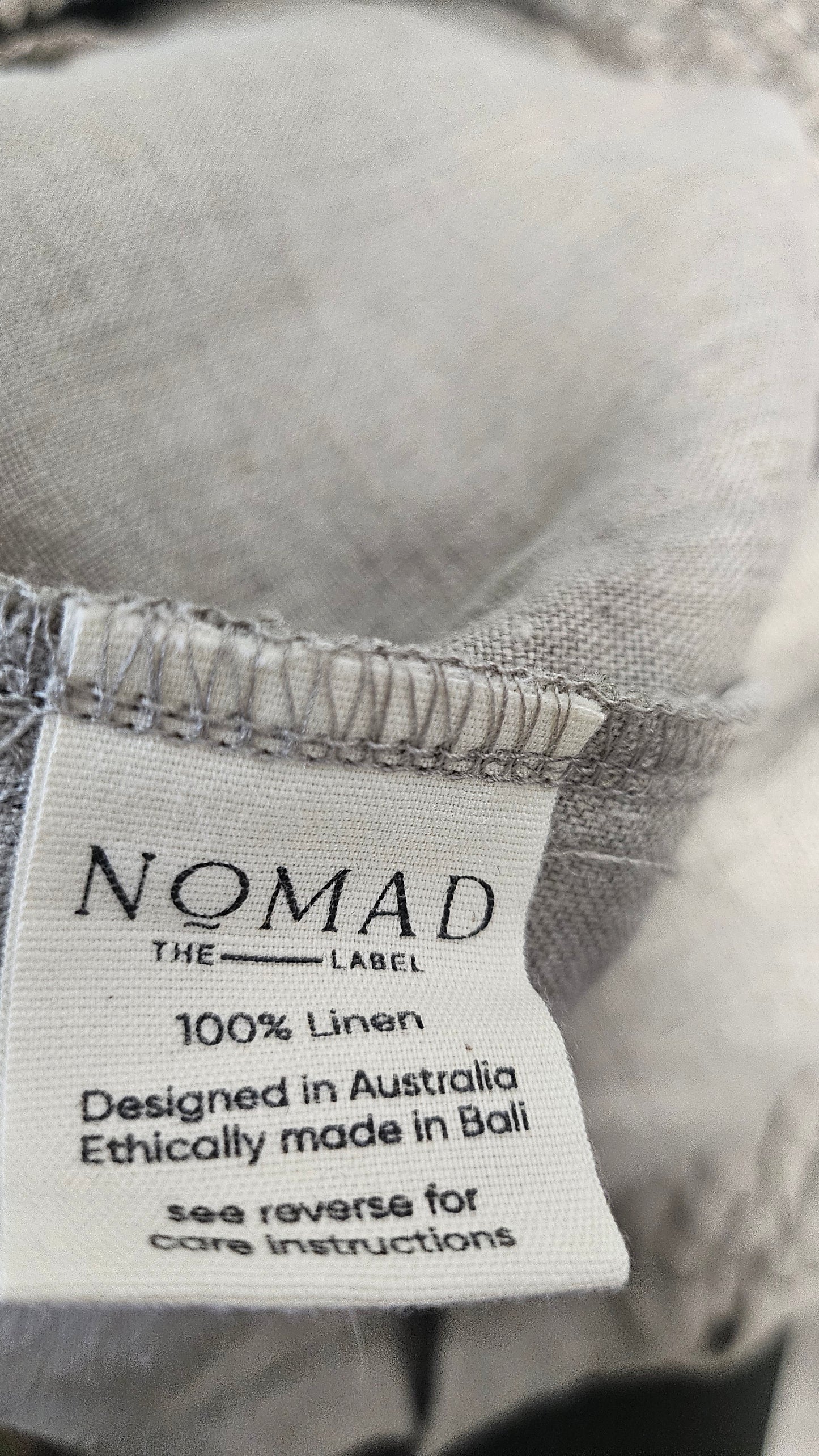 Nomad Oat Linen Ankle Grazer (14-16)