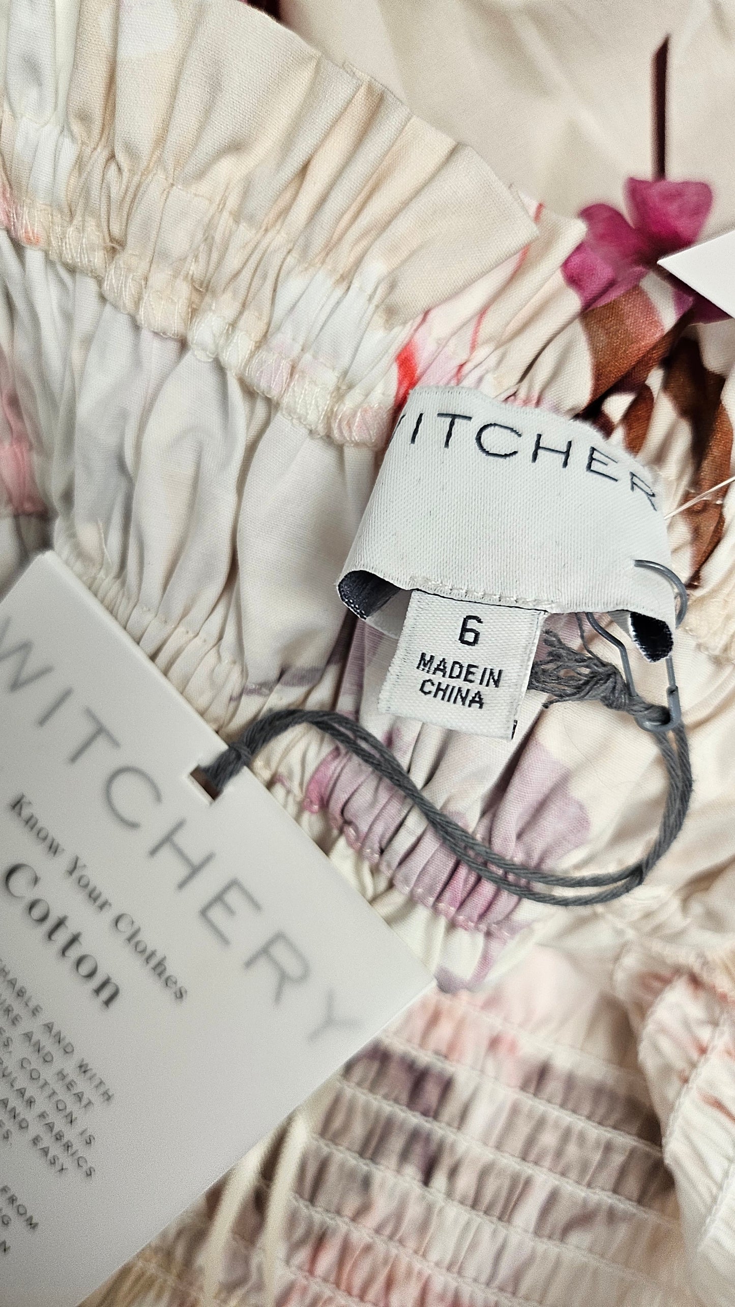 Witchery Print Off Shoulder Dress BNWT (8-12)