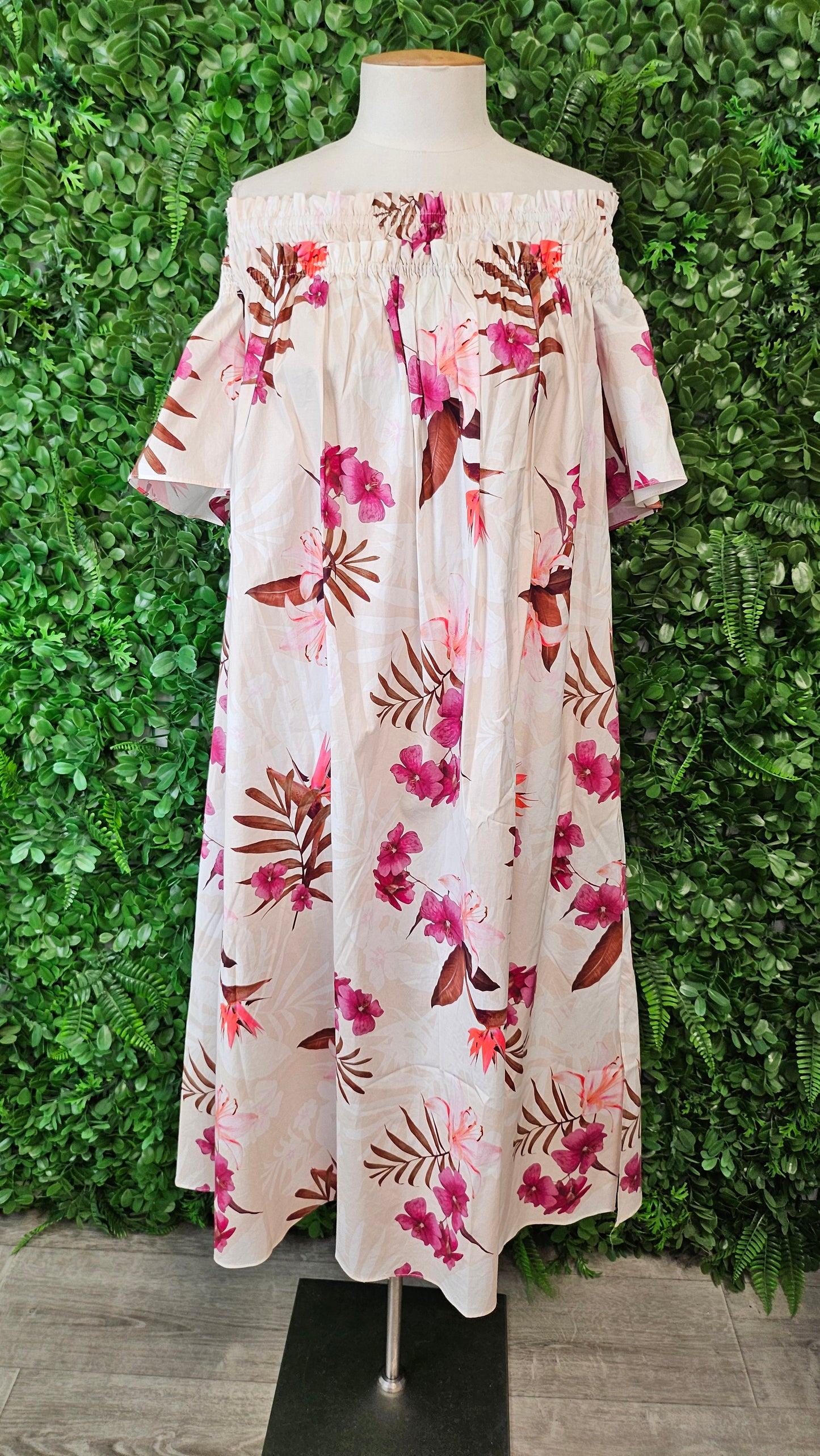 Witchery Print Off Shoulder Dress BNWT (8-12)