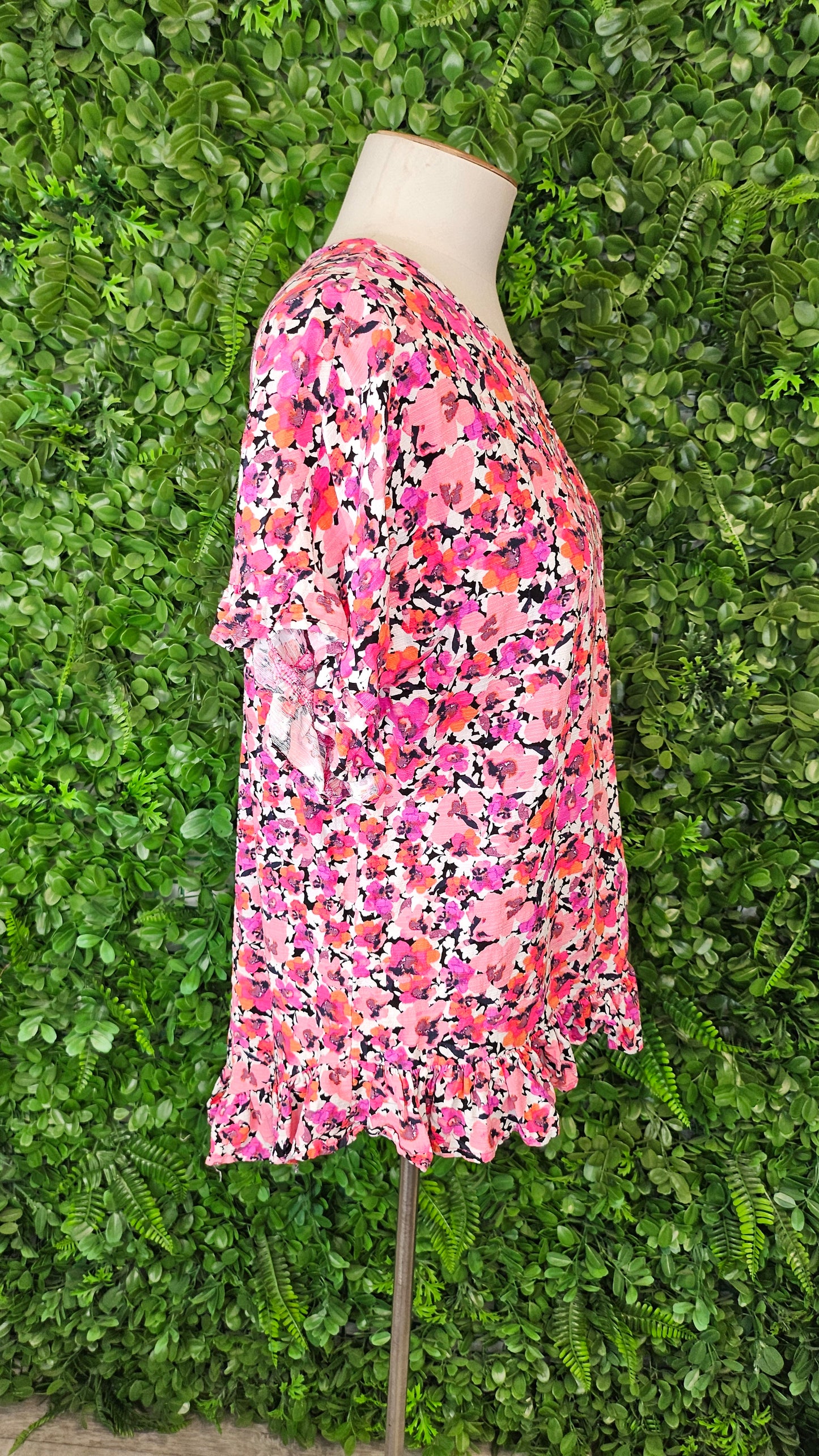 Decjuba  Floral Top (10-12)