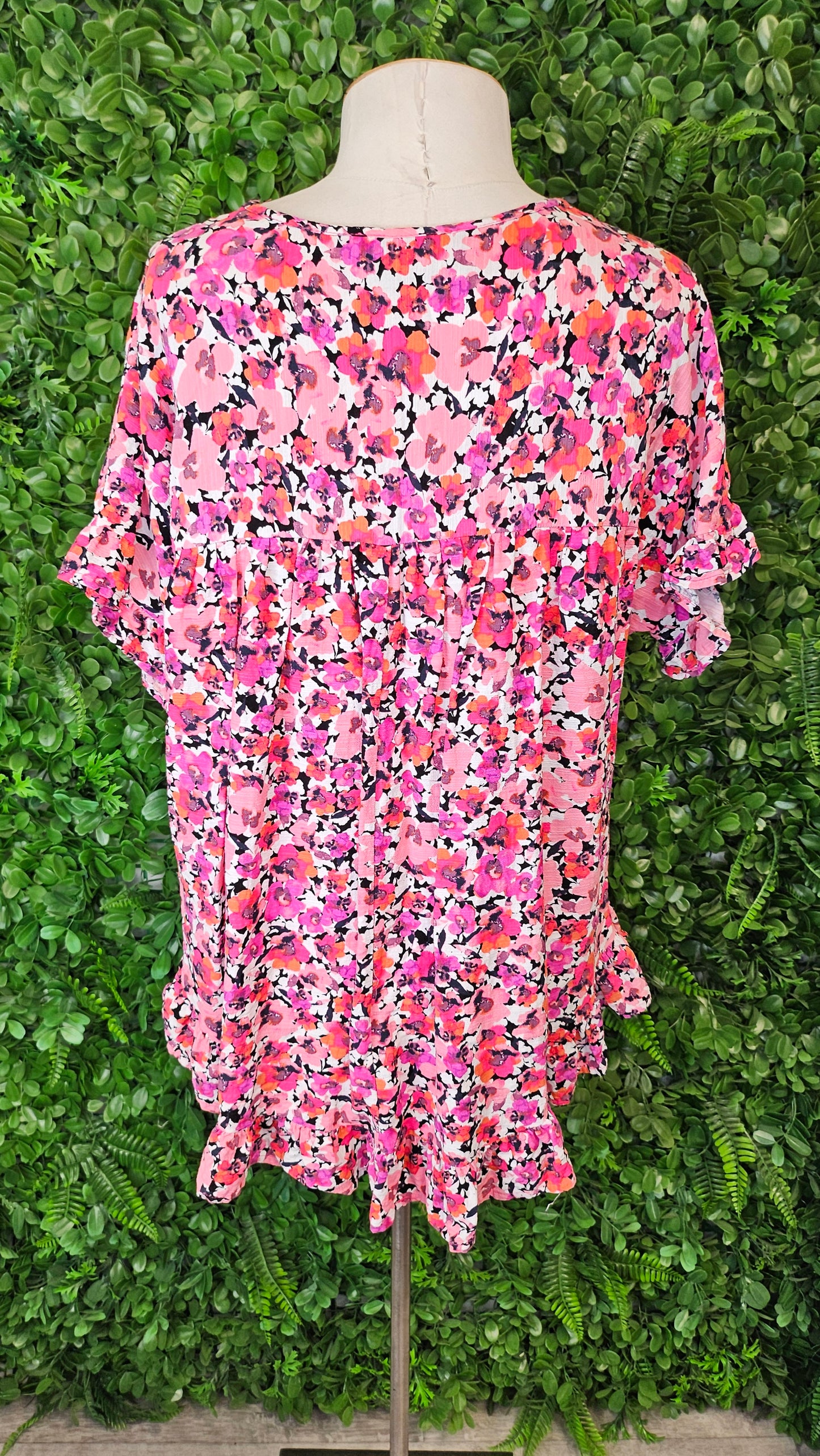 Decjuba  Floral Top (10-12)