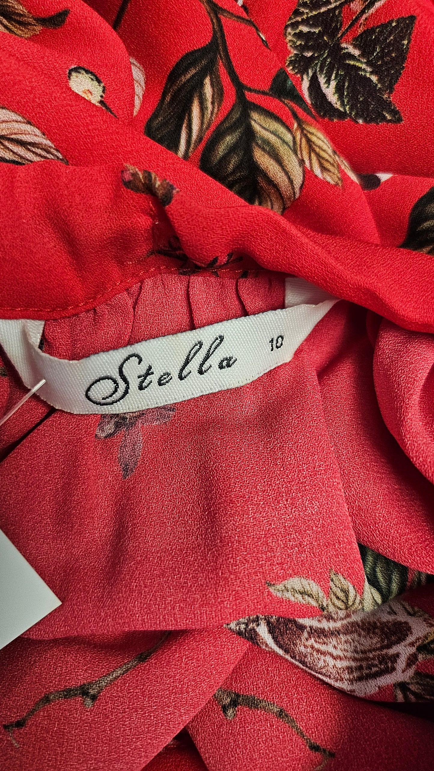 Stella Red Floral Top (10)