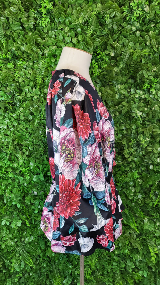 Federation Floral Puff Sleeve Top (16)