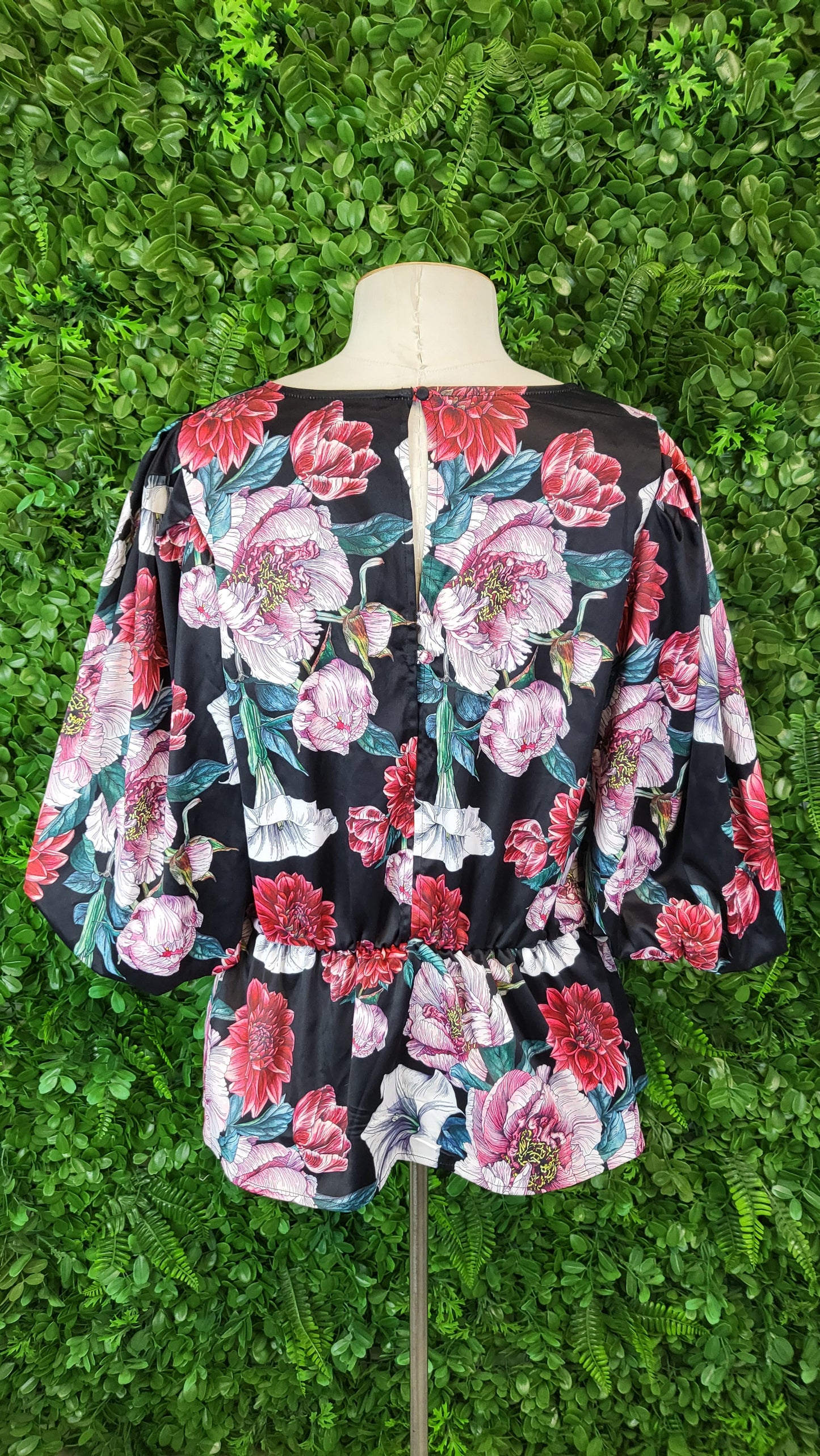 Federation Floral Puff Sleeve Top (16)