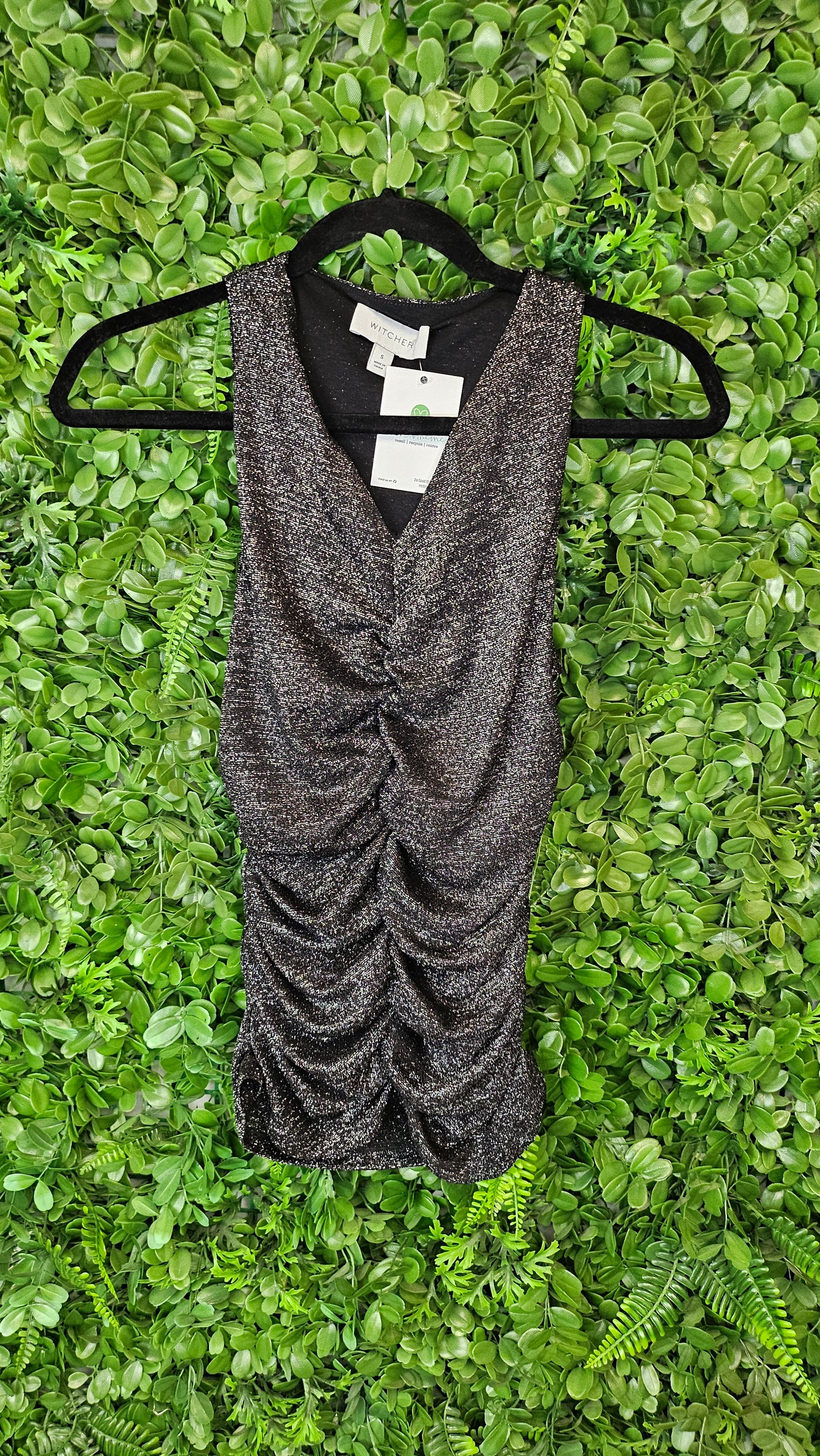 Witchery Black Ruched Tank (10)