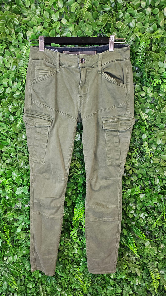 G Star Khaki Skinny Cargo (9)