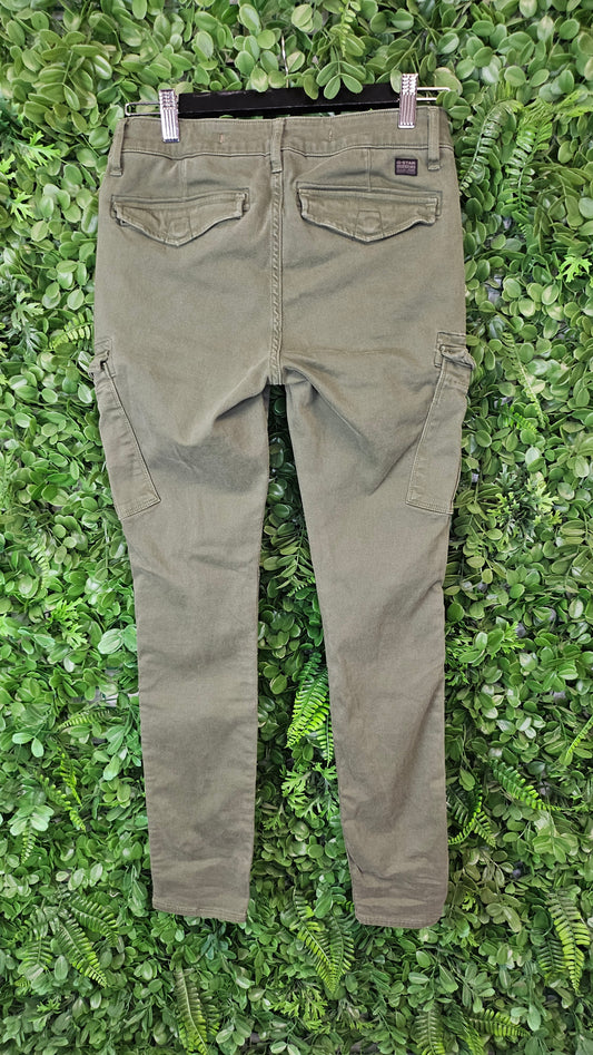 G Star Khaki Skinny Cargo (9)