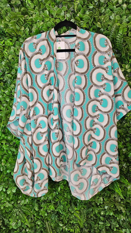 Hena Hena Print Bolero Top (14-18)