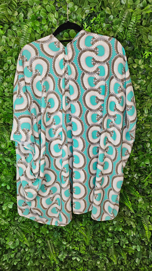 Hena Hena Print Bolero Top (14-18)