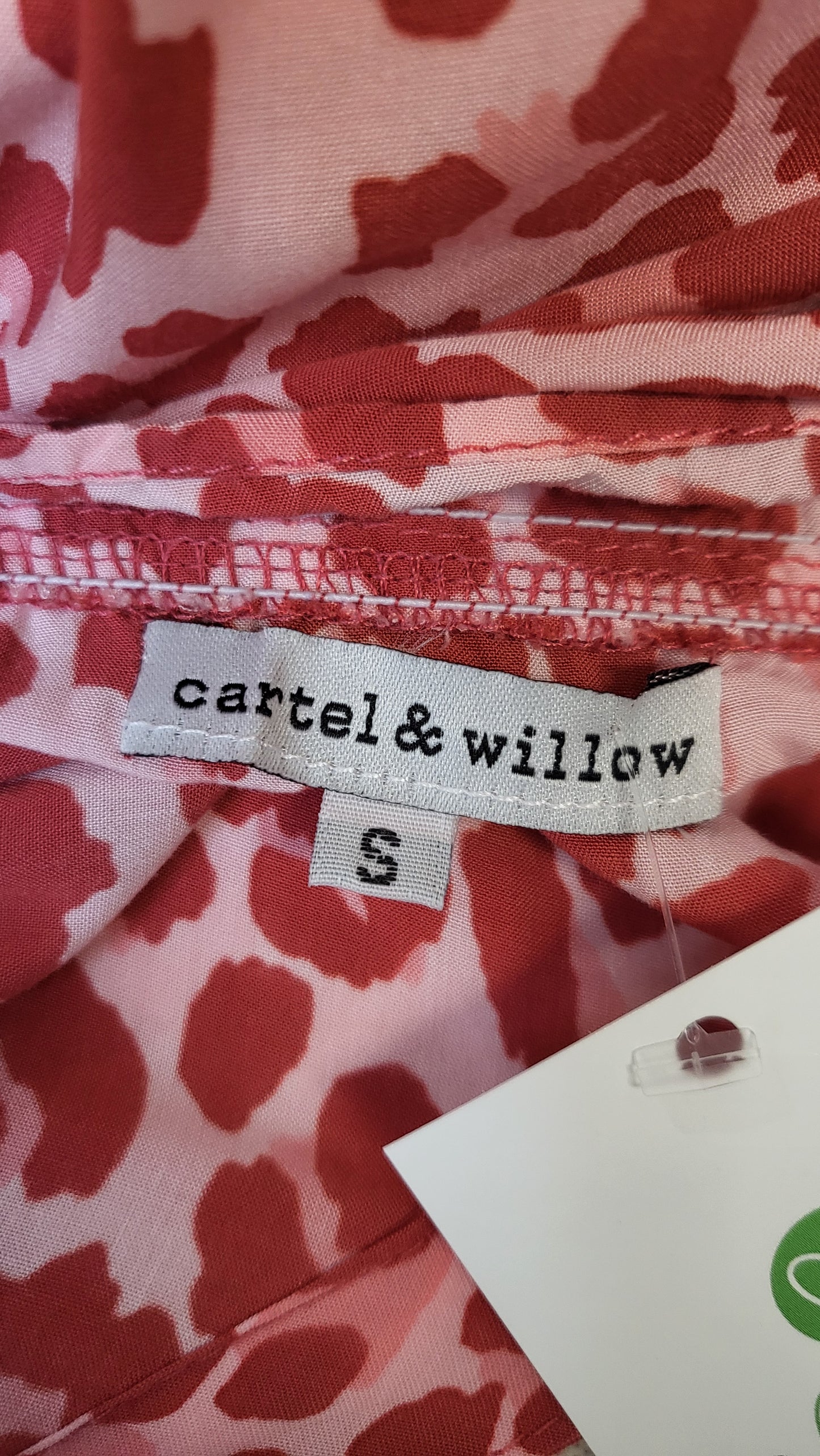 Cartel & Willow Red Animal Print Dress (10)