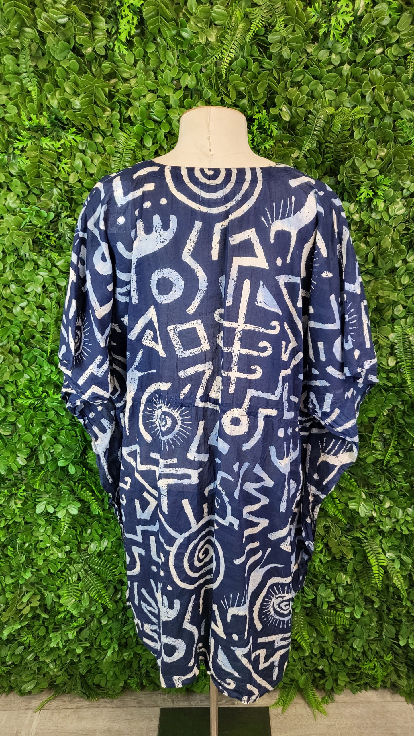 Blue Bungalow Blue Print Kaftan (18)