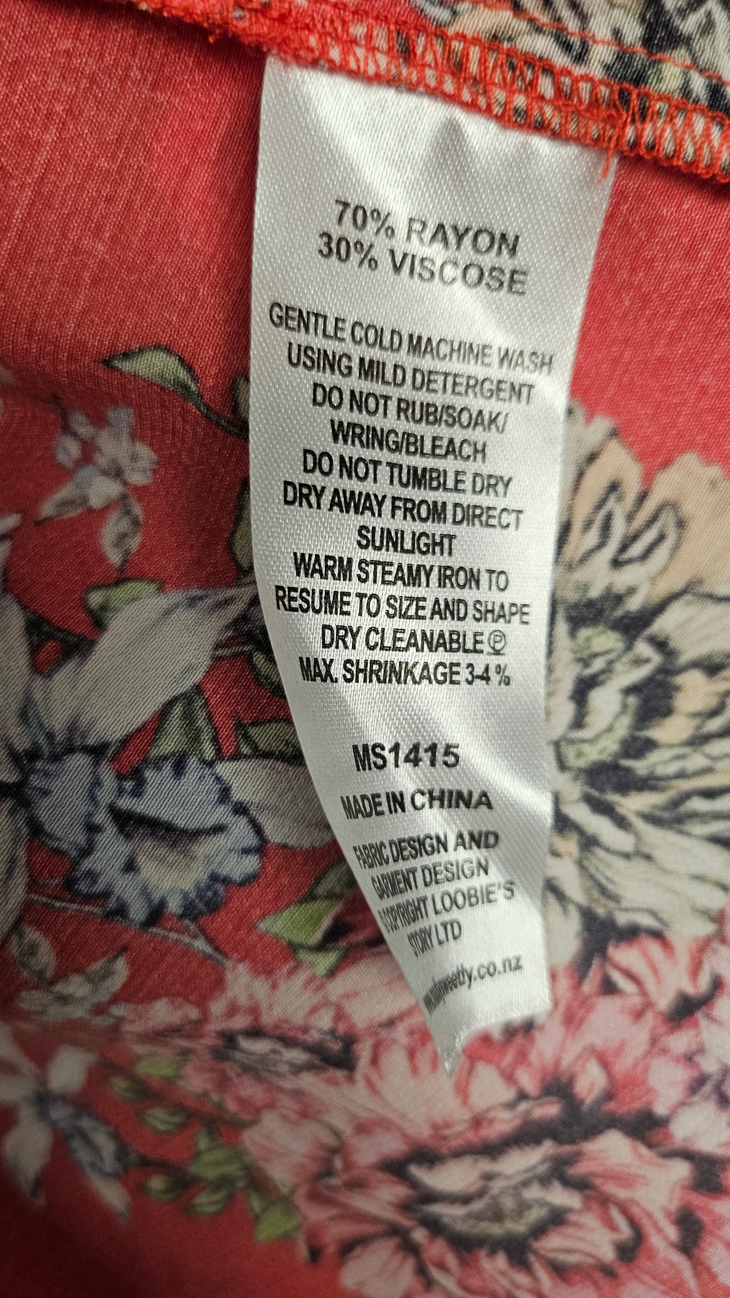 Madly Sweetly Red Floral Top BNWT (8)