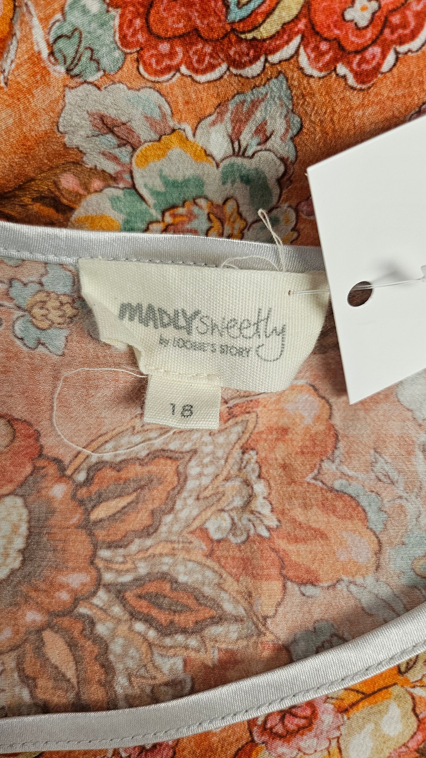 Madly Sweetly Orange Pattern Top (18)