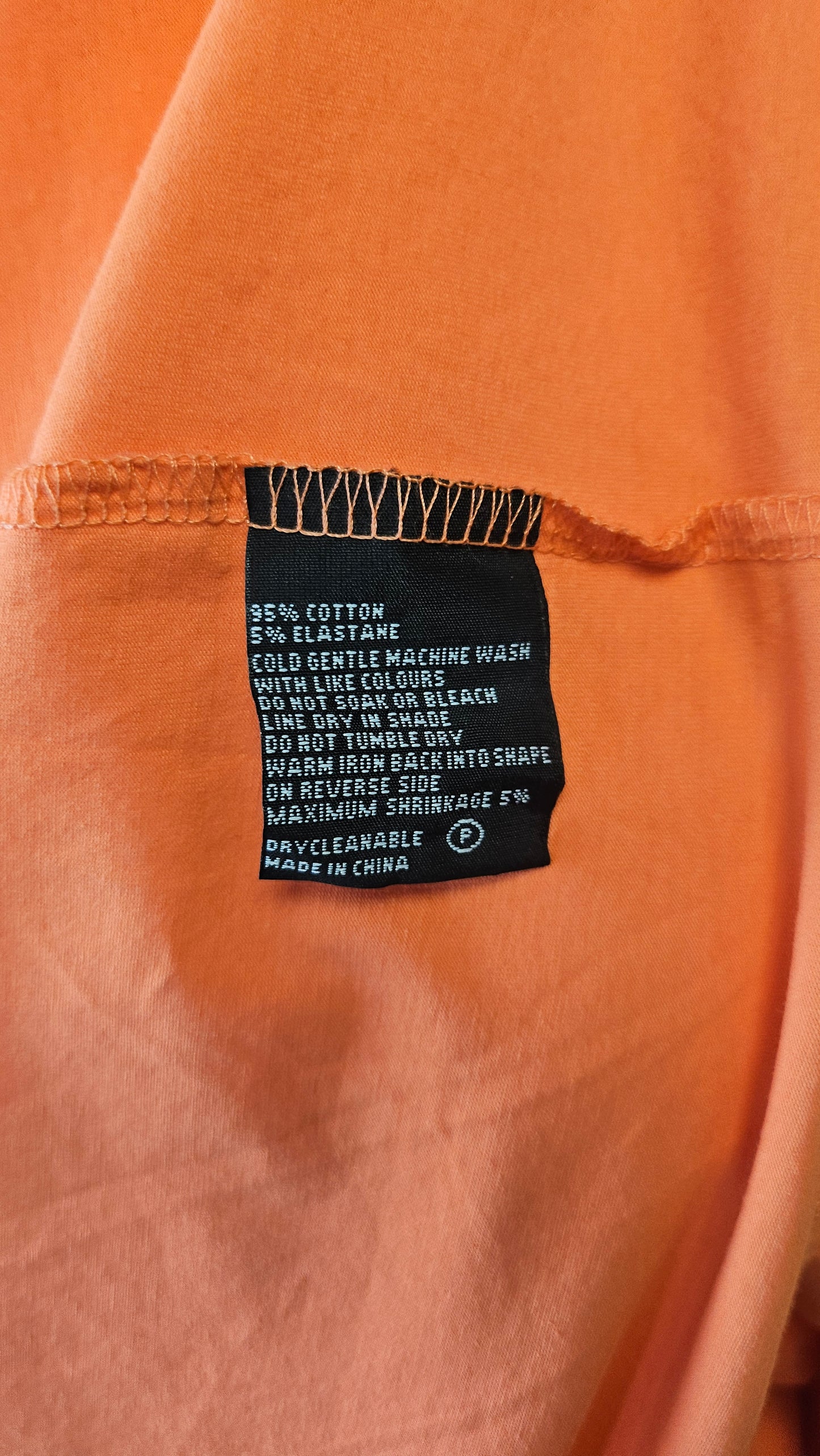 Vassalli Orange Tiered Dress (14-18)