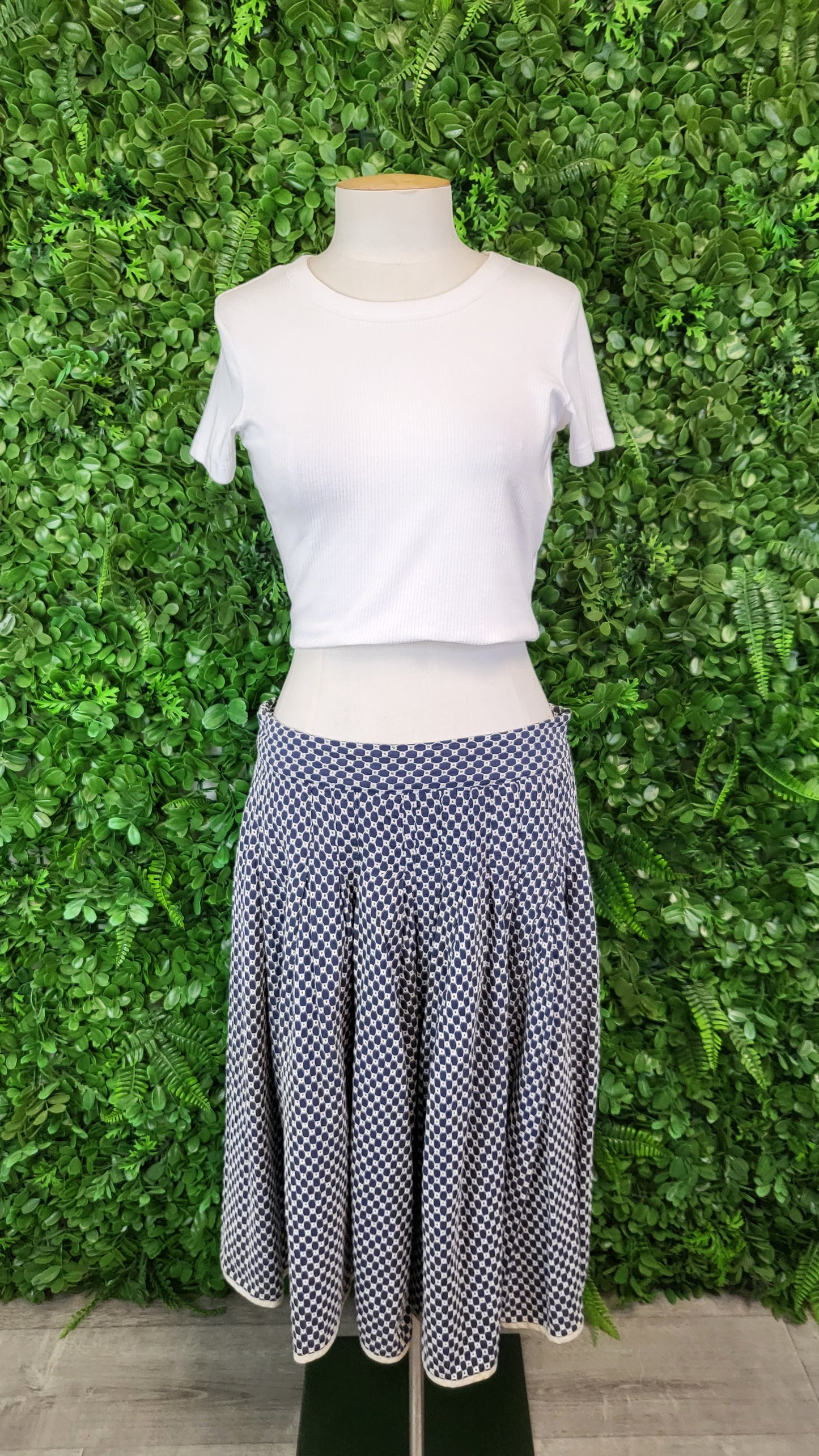 Cooper Navy/white Tic Tac Toe Skirt (10)