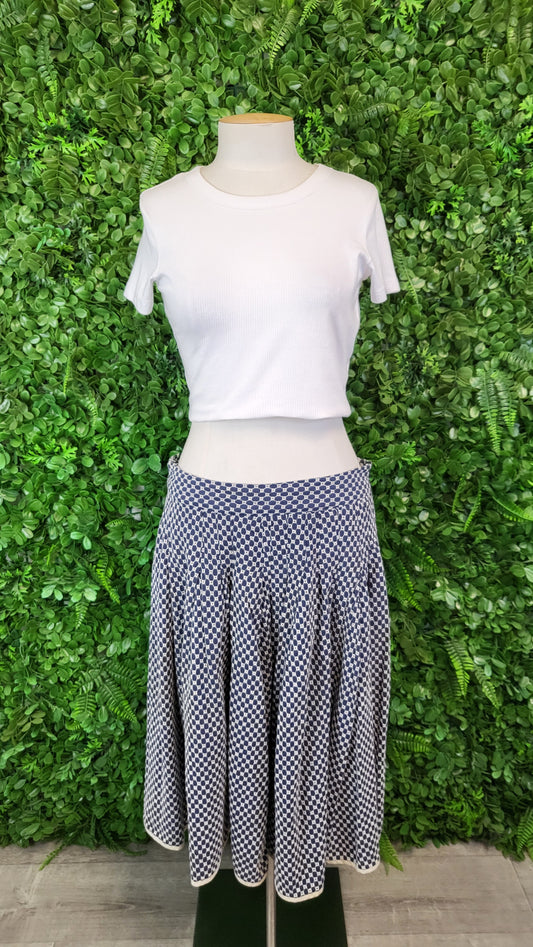 Cooper Navy/white Tic Tac Toe Skirt (10)