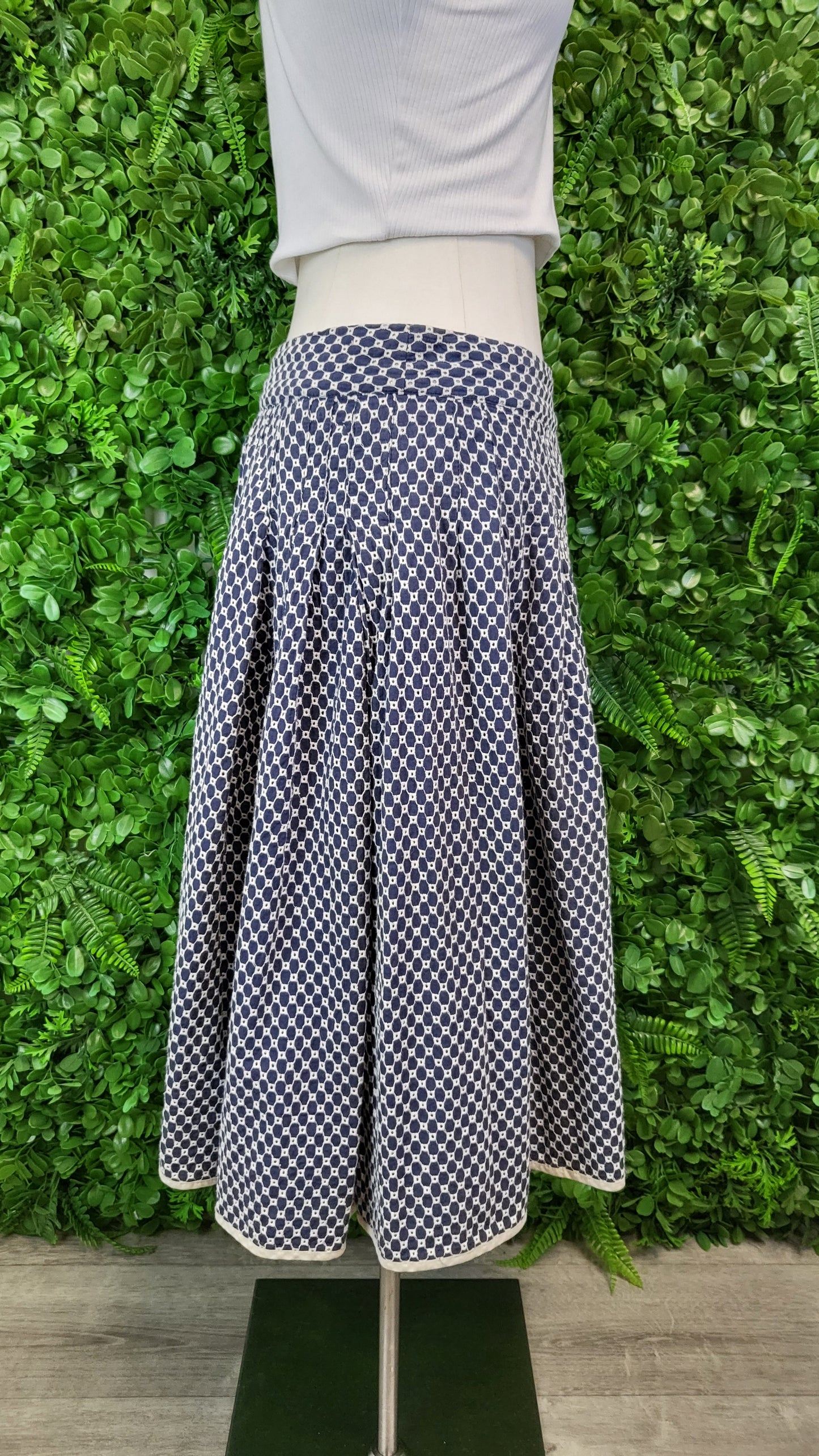 Cooper Navy/white Tic Tac Toe Skirt (10)