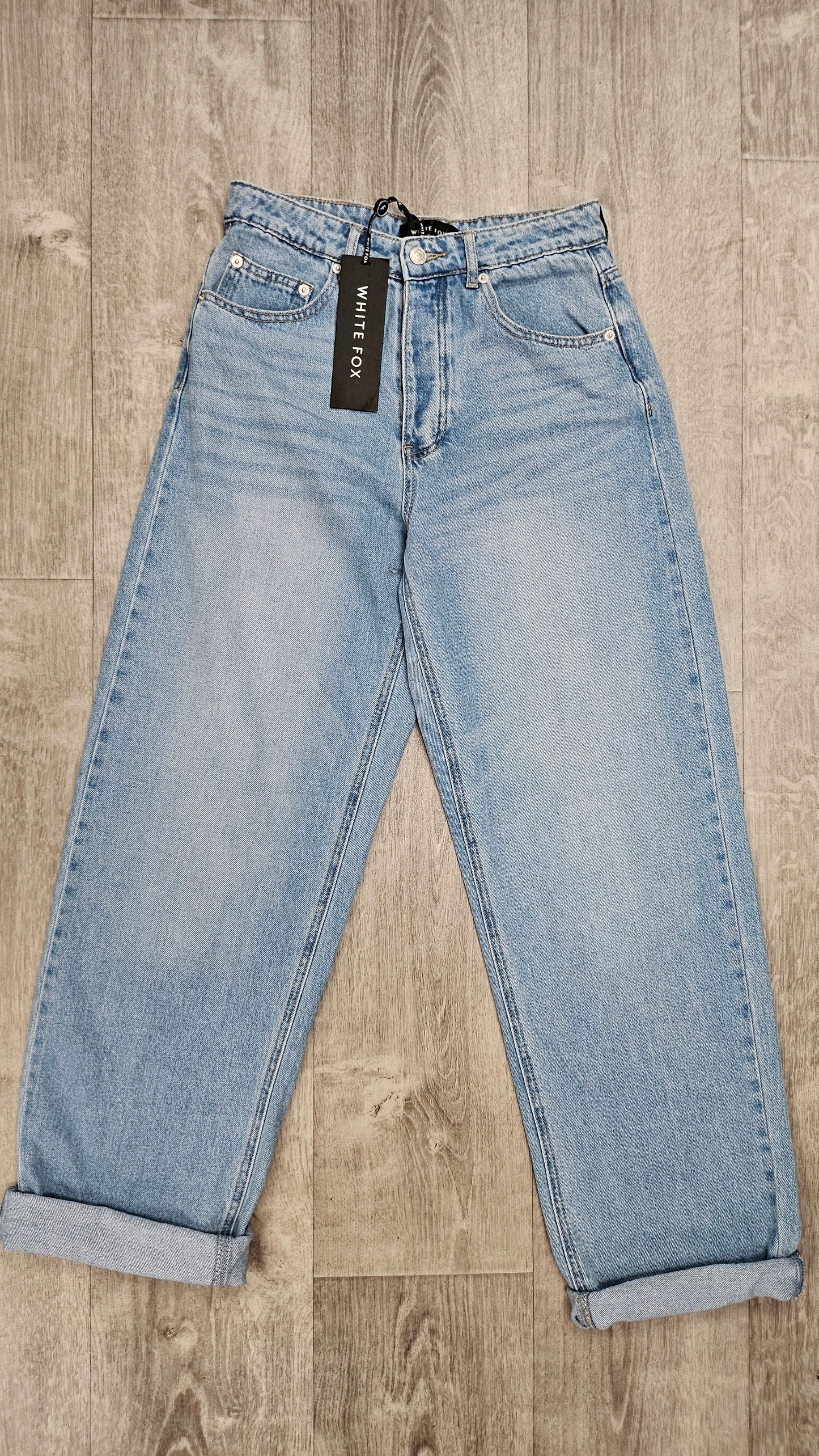 White Fox Mid Blue One Call Away Jeans BNWT (10)