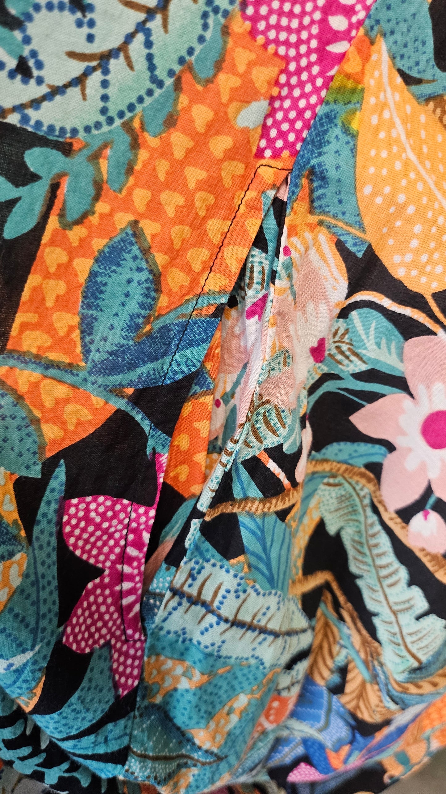 Orientique Multi Patterned Dress (12)