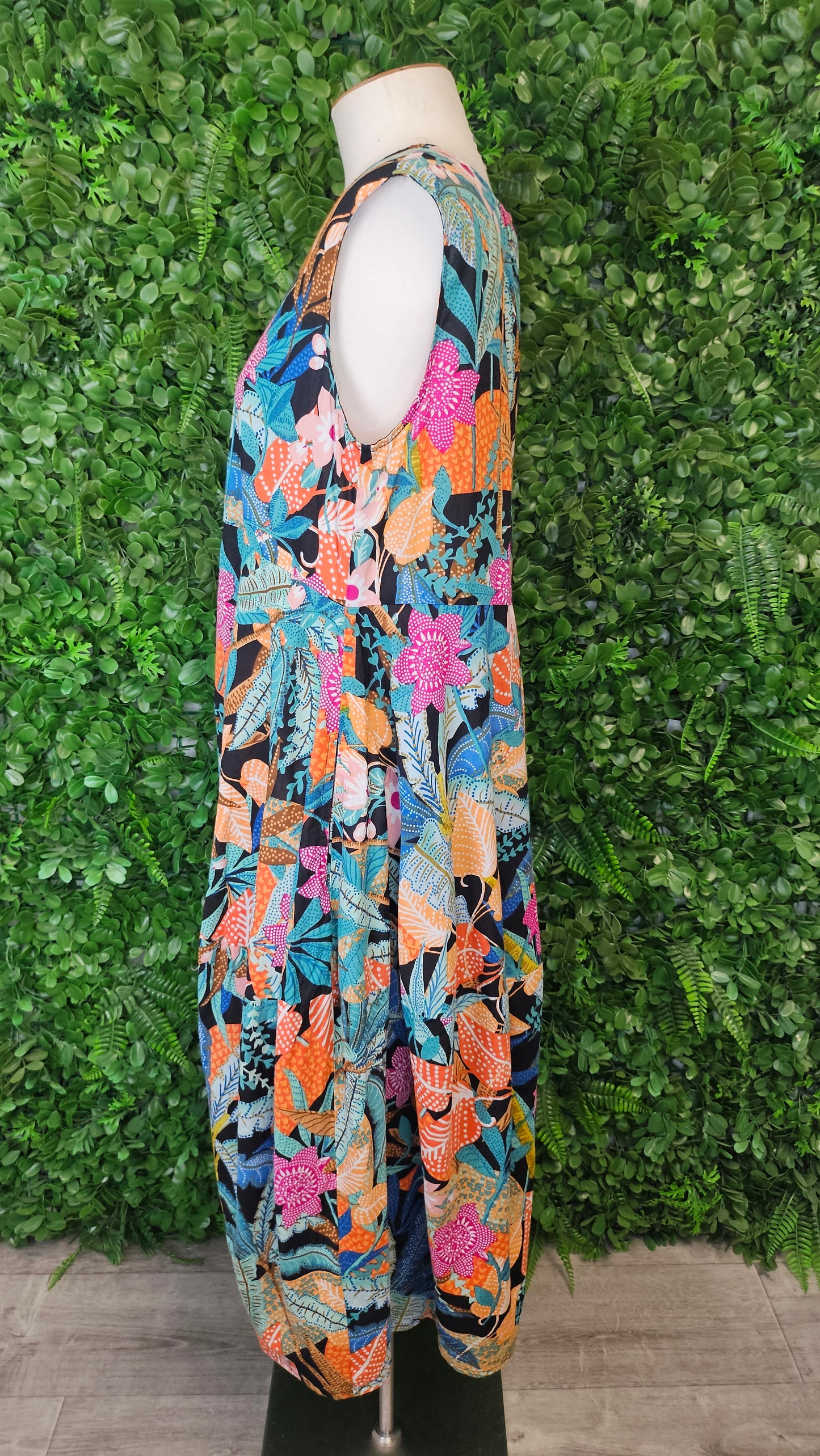 Orientique Multi Patterned Dress (12)